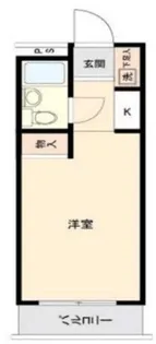 スカイコート生田【3階】の間取り