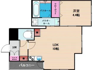 ラバーラ竹下駅南【2階】の間取り