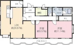ザ・サウスタウン【4階】の間取り