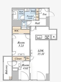 THE MAYFAIR【2階】の間取り