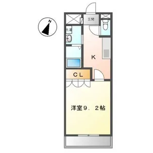 ハイツフロール【1階】の間取り