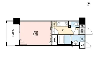 エンクレスト天神東III【2階】の間取り