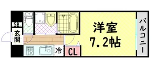 スプランディッド大阪WEST【2階】の間取り