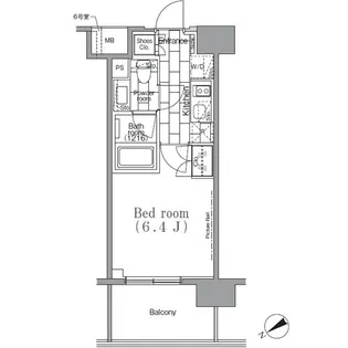 東京都品川区西五反田3【マンション】の間取り