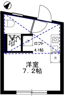 東京都荒川区町屋4【アパート】の間取り
