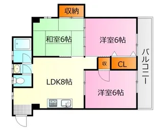 石光ビル【4階】の間取り