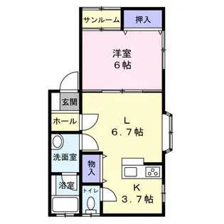 プレジャーハウス【1階】の間取り