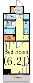 パレステュディオ渋谷WEST【10階】の間取り