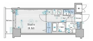 グランド・ガーラ新宿【4階】の間取り