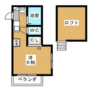 ディア・コート リベラル【1階】の間取り