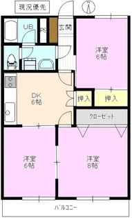 サンハイツ小林【2階】の間取り