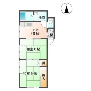 プレジール幸【1階】の間取り