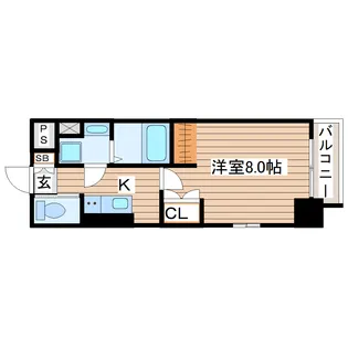 アルモニー勾当台公園【2階】の間取り