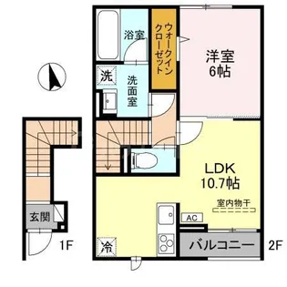 Hydrangea【2階】の間取り