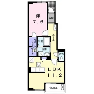 アルドール【1階】の間取り