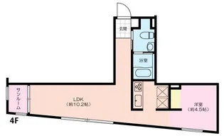 モンクレ桜新町【2階】の間取り