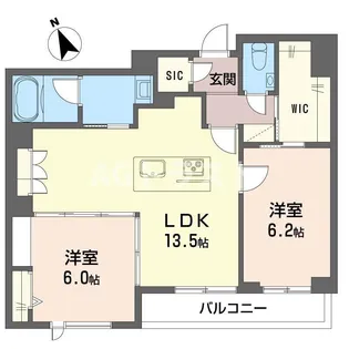 ルシオル【2階】の間取り