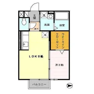 ヴァン クレール【2階】の間取り