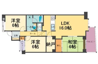 ドルチェ甲子園【5階】の間取り