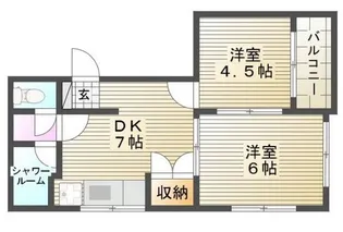 相生橋ビル【2階】の間取り