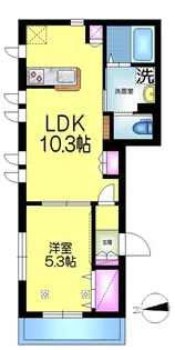 ルーエプラッツ【3階】の間取り