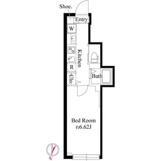 グランパセオ大岡山【1階】の間取り