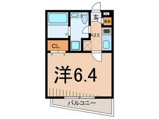 エコロジ-都立大学レジデンス【6階】の間取り