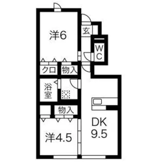 ソレアードすみれ野 I棟【1階】の間取り