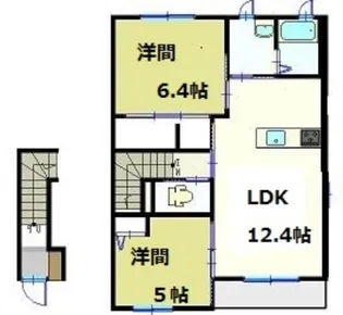 シャーメゾンクレシア【2階】の間取り