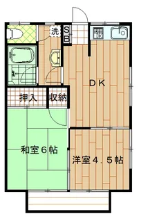 第2グリーンヒル【2階】の間取り