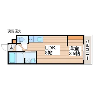 Asuit山田新町【3階】の間取り