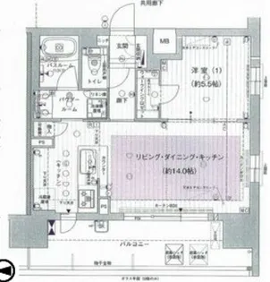 プレサンス ロジェ 栄【4階】の間取り