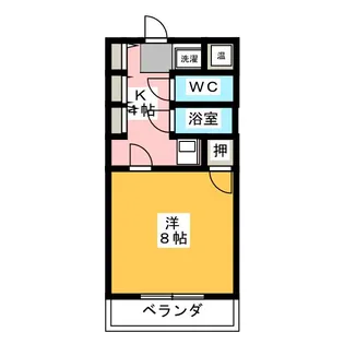 シャンテシノハラ【1階】の間取り