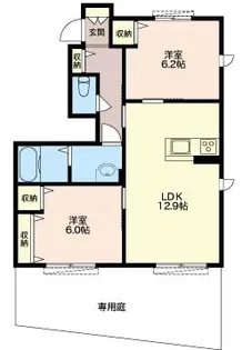 アイリスA【1階】の間取り