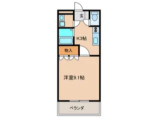 ウッドビレッジ21【1階】の間取り