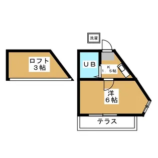 グリーンピア【1階】の間取り