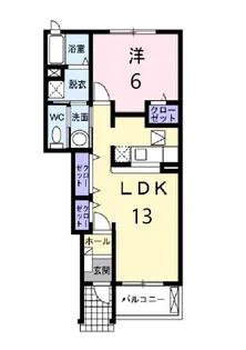 プリメロII【1階】の間取り