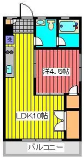 ヴィラ・コンフォルト【1階】の間取り