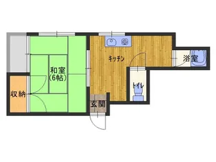 エバーグリーン大池【1階】の間取り