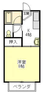 栗真ハイマートエクセル A棟・B棟・C棟【2階】の間取り