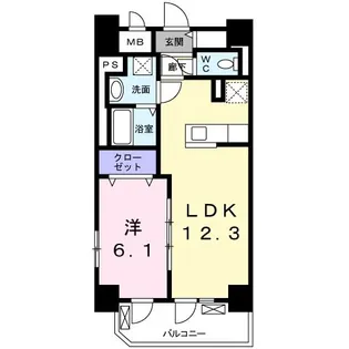 Grand Ciel【8階】の間取り