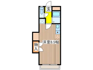 川島ハイムII【2階】の間取り