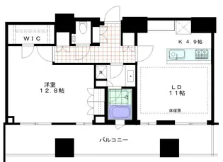 ブランズ渋谷桜丘【21階】の間取り