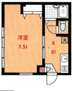 ピエッサ羽田【1階】の間取り