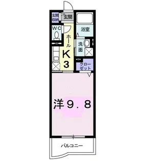 カルム・ソレイユ【3階】の間取り