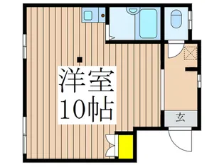 ディーズイン【2階】の間取り