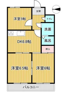 エトワール上田【7階】の間取り