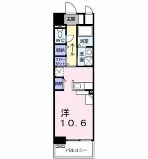 クリーモア・クラ【1階】の間取り
