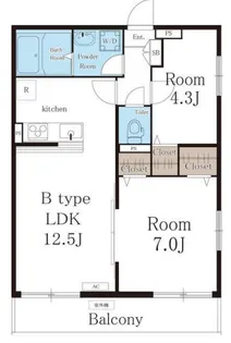 リブリ・ロイヤルサクセス【3階】の間取り