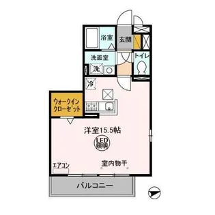 ボナール壱番館【1階】の間取り
